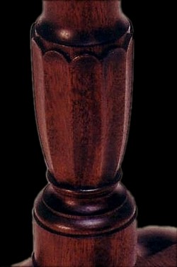 Image of handcarved table column
